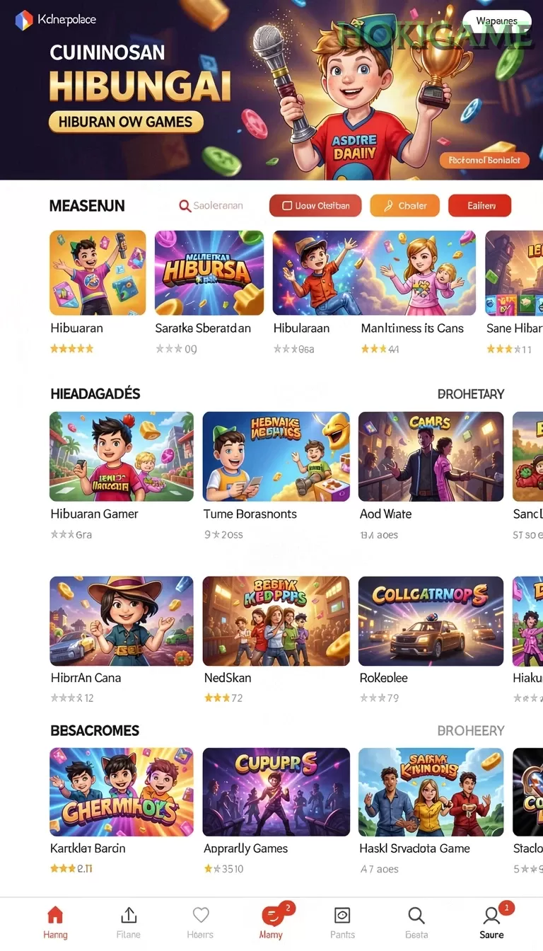 Pratinjau antarmuka hokigame — aplikasi APK resmi Android v2.5.6